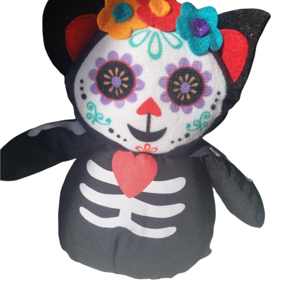 COPY - Sugar skull toy cat plush - Picture 2 of 6